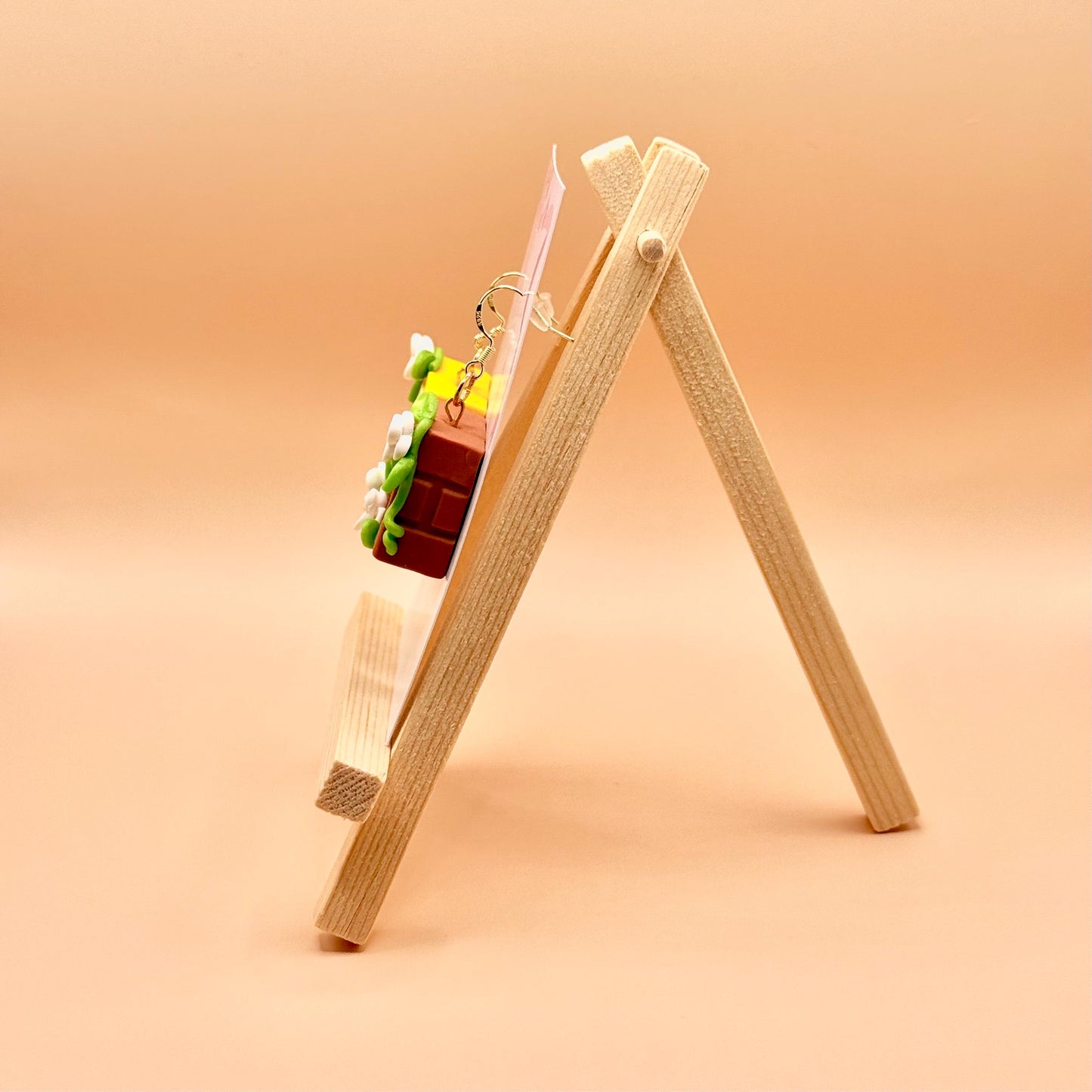 Video Game Block Dangle Earrings