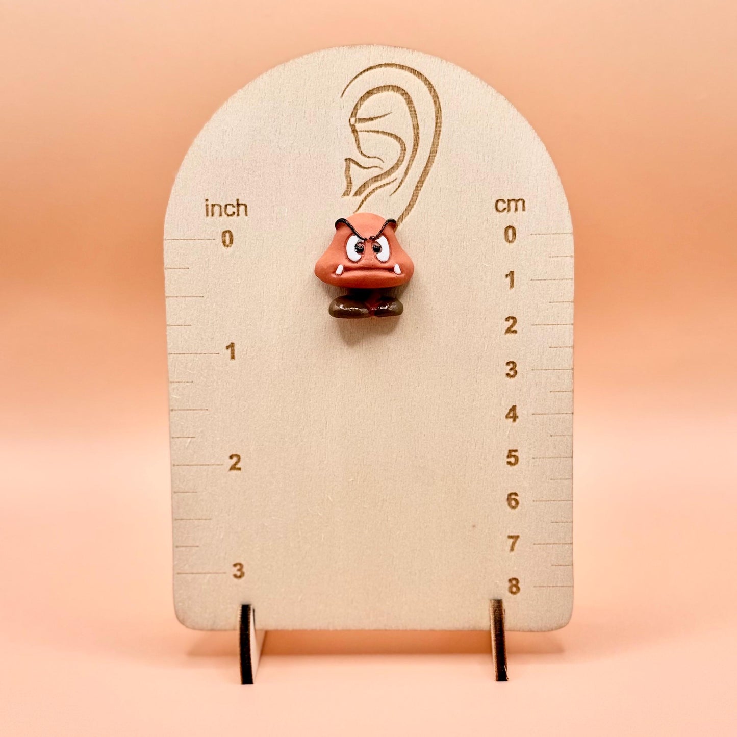 Video Game Mushroom Stud Earrings: Hypoallergenic Stainless Steel, Gamer Girl Polymer Clay Earrings