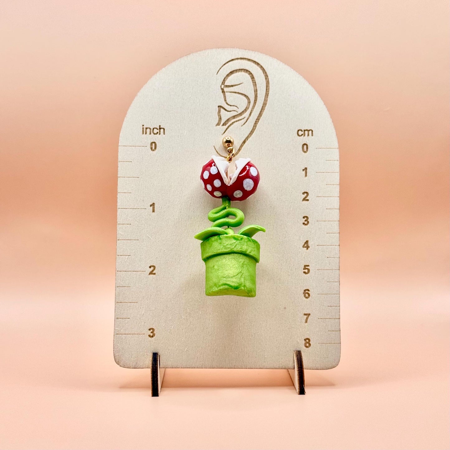 Video Game Plant Dangle Earrings